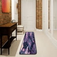 thumbnail image 6 of Long Floor Mat Hallway Carpet 72x24 Inch Area Carpet Non-slip Entrance Carpet Washable Door Mat Kitchen Bedroom Living Room Purple Beautiful Flowers, 6 of 7