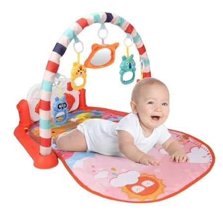 

Ankishi Fitness Mat Pedal Piano Comfortable Interactive Fitness Rack