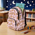 thumbnail image 3 of Jeiento Capybara 17 Inch Lightweight Backpack Set for Elementary Middle School 4-Piece Lunch Bag Pencil Case Water Bottle Holder Large Capacity Schoolbag for Girls, Pink, 3 of 7