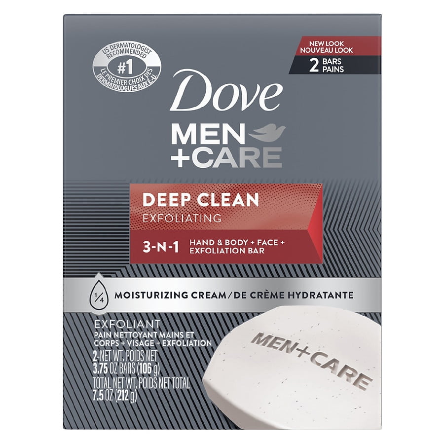 Dove Men+Care Men's Bar Soap More Moisturizing Than Bar Soap Deep Clean  Soap Bar that Effectively Wa…See more Dove Men+Care Men's Bar Soap More