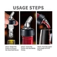 thumbnail image 3 of Measured Liquor Bottle Pourers, Set Of 12 Quick Shot Spirit Measure Pourer Spouts 30ml Automatic Dispenser Home Bar, 3 of 5