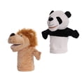 thumbnail image 2 of Tachiuwa Peluches d'Animaux de Zoo Jouets Éducatifs pour Jeu de Rôle Spectacle Théâtre 2+ Ans Lion Panda, 2 of 9