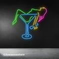 thumbnail image 2 of Glowneon Cocktails Girl Neon Sign, Cocktails Led Sign, Cocktails Neon Sign, Bar Decor, 2 of 4