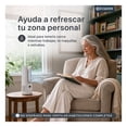 thumbnail image 2 of Ventilador Humidificador de Aire 2 en 1 Esquimal, Recargable, 9 Velocidades, pantalla LED (Gris Niebla), 2 of 7
