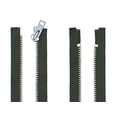 thumbnail image 2 of YKK #10 10 Inch to 36 Inch Aluminum Separating Jacket Zipper Extra Heavy Duty Metal Zippers for Sewing Coats Crafts (Olive Green - 567, 16 Inches), 2 of 3