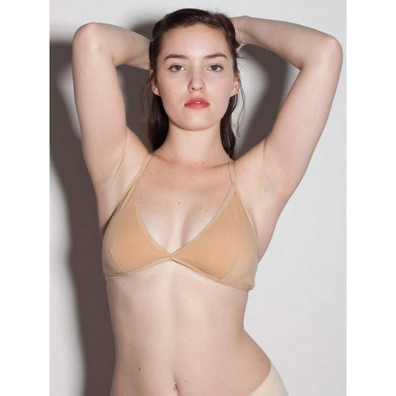 American Apparel Women's Cotton Spandex Jersey Crossback Bra S