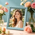 thumbnail image 6 of Dongrere 5x7 Inch Picture Frame Vertical Tabletop Standing Display Frame for Family Wedding Portrait Home Bedroom Desk Shelf Decor, Blue, 6 of 6
