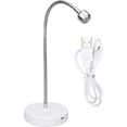 thumbnail image 1 of Lámpara de uñas UV LED, secador de uñas profesional USB de 3 W con cuello de cisne giratorio de 360°, lámpara de curado de esmalte de uñas de gel portátil de secado rápido, batería incorporada d, 1 of 5