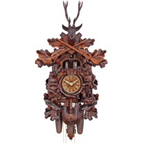 HerrZeit by Adolf Herr Cuckoo Clock - The Bear Hunter  handshingled