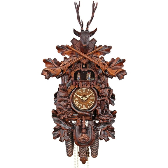 HerrZeit by Adolf Herr Cuckoo Clock - The Bear Hunter  handshingled