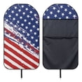 thumbnail image 5 of Uorisanigo American Flag Seat Covers for Cars Front Seats Only Waterproof Soft Auto Seat Covers Anti-Slip Car Seat Towel Cover Universal for Auto Truck Van SUV, 5 of 6