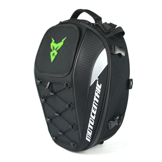Bolsa para asiento de motocicleta, mochila de doble uso, almacenamiento para casco de equipaje de motocicleta