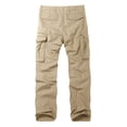 thumbnail image 3 of Pantalón cargo Match para hombre, corte recto holgado, caqui claro, 3 of 5
