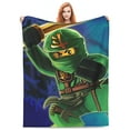 thumbnail image 2 of Ninjago Throw Blanket Soft Cozy Warm College Printing Oversized Lightweight Home Decoration All Seasons For Sofa Bed Couch Bedroom, 2 of 8