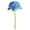 Blue, variant on Artificial Hydrangea Flower Bouquet, Oimcto 55cm Tall Faux Hydrangea with Stem and Leaves, Realistic Imitation for Wedding, Baby Shower, Birthday, Dining Table, and Home Decor, Green