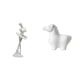 thumbnail image 1 of Figura de escritorio, estatua de bailarina, estatua de caballo, adorno de resina, material cerámico, adecuada para oficina, hogar, regalo de cumpleaño, 1 of 8