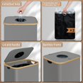 thumbnail image 5 of Recycle Bin 26 Gallon, 100L Recycle Bin for Kitchen with 2 Removeable and Reusable Inner Bag, Large Recycling Bin with Lid for Bottle Can Plastice Stickers (Grey), 5 of 7