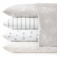 thumbnail image 4 of Stone Cottage Trenton Stripe Cotton Green 4 Piece Sheet Set-Queen, 4 of 7
