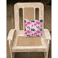 thumbnail image 2 of Carolines Treasures BB7501PW1818 Watercolor Diva Lipstick  Fabric Decorative Pillow  18H x18W multicolor, 2 of 2