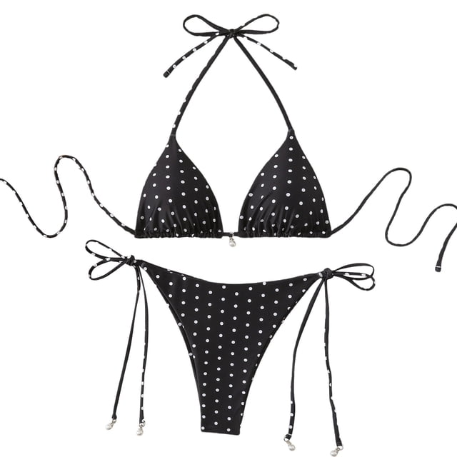 Trajes de baño para mujer, bikinis de cintura alta con cordón ajustable, traje de baño fruncido, conjunto dividido, trajes de baño para mujer, trajes de baño para mujer, traje de baño para mujer, traj