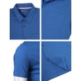 thumbnail image 5 of H2H Men's Casual Slim Fit Short Sleeve Jersey Button Down Shirt (CMTSTS044), 5 of 6