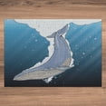 thumbnail image 6 of Ambesonne Whale Jigsaw Puzzle, Ocean Whale Fish Swims, Heirloom-Quality Fun Activity for Family Durable Cardboard, 1000 pcs, Multicolor, 6 of 6