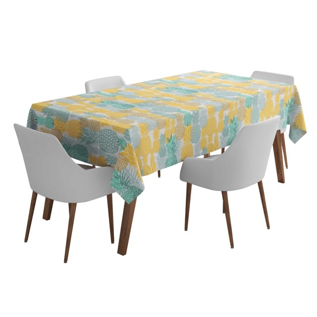 Vargottam Indoor/OutdoorTablecloth58x120 InchRectangleTablecloth Waterproof PatioTableCloths- Spring/SummerTableCovers for Backyard RectangularTable/BBQs/Picnic -Multicolor