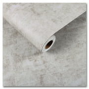 CRE8TIVE Grey Concrete Textured Wallpaper Peel and Stick Taupe Gray Contact Paper 24"x708" Self Adhesive Removable Wallpaper Matte Grey Vinyl Roll for Cabinet Shelf Liners Furniture Wall Covering