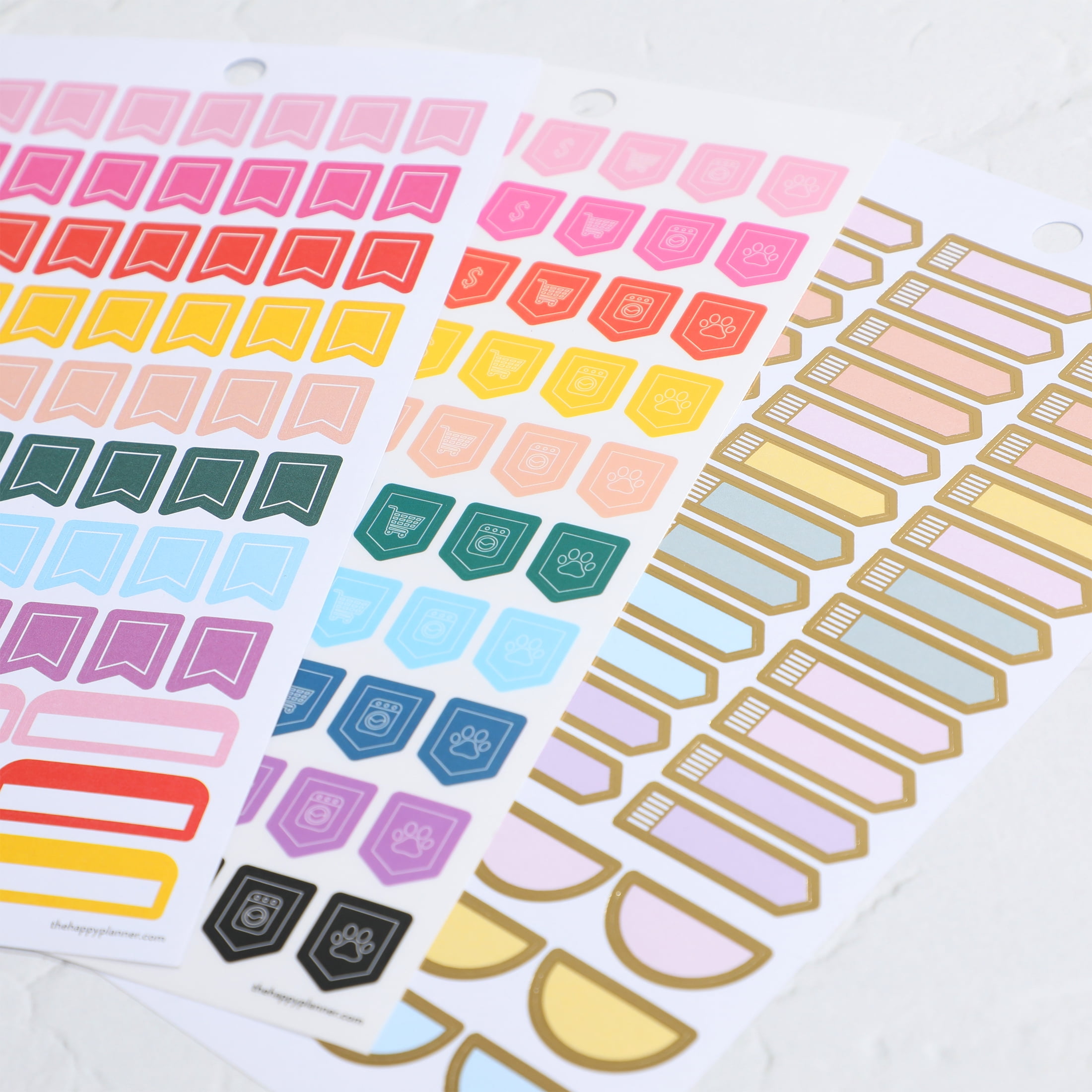 Pack of 10 Sticker Sheets, Colorful Sticker Sheet, Kindness Stickers,  Bright Sticker Sheet, Encouraging Labels, Girly Stickers, Planner 