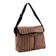 George - Stripe Messenger Diaper Bag