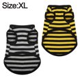thumbnail image 2 of Chaleco de ropa de primavera y verano para mascotas a rayas, ropa para perros y gatos Tibby Bear Pomeranian (2 uds) MFZFUKR BST3016906-4, 2 of 6