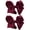 Burgundy, variant on Toddlers' Girls' Smooth Grosgrain Ribbon Bow Alligator Clip, Burgundy