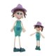 thumbnail image 1 of Mini figuras de plástico Sunnimix Juguete muñecas 1:12 Verde, 1 of 6