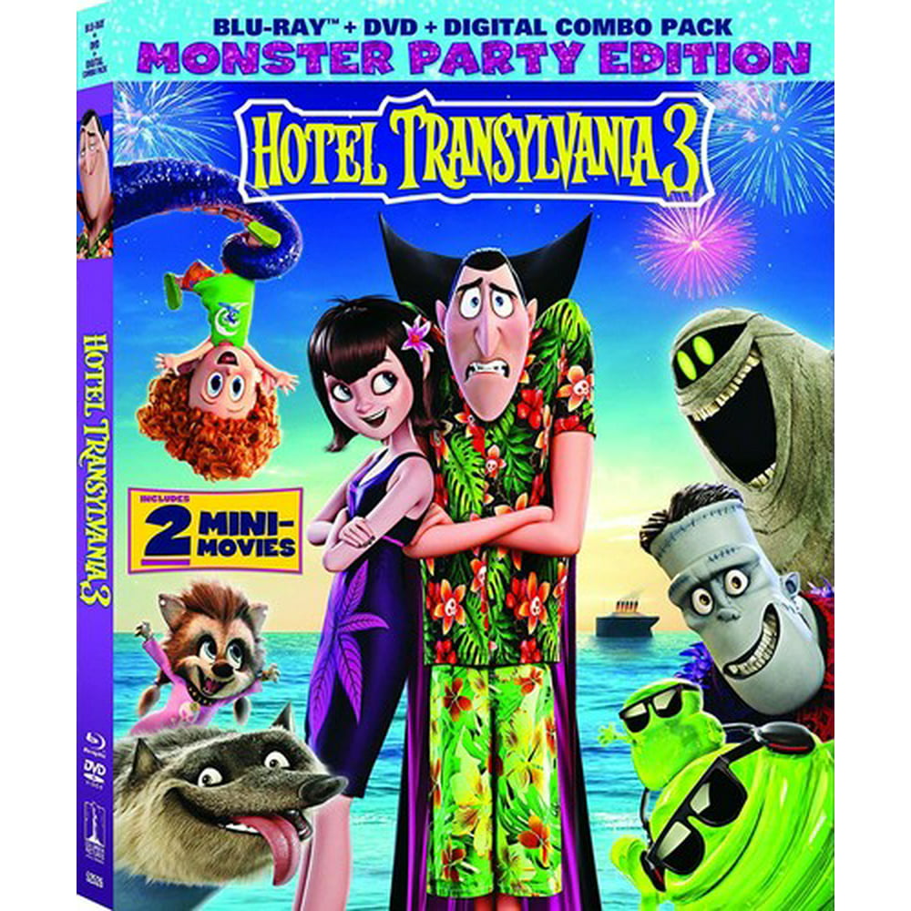 Hotel Transylvania 3: Summer Vacation (Blu-ray + DVD + Digital Copy ...