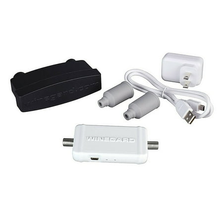 Winegard - PureTV Boost LNA Pro Ultra-Low-Noise Smart Outdoor HDTV Antenna Pre Amplifier + Integrated Channel Finder - Black