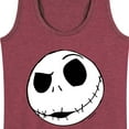 thumbnail image 3 of The Nightmare Before Christmas - Jack Face - Women's Racerback Tank Top, 3 of 5