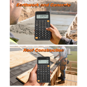Construction Advanced Construction Math Calculator for Contractors, Estimators, Builders, Framers(Without Protective Case)