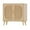 Natural, variant on Gzxs Buffet Cabinet with Storage, Accent Sideboard Buffet with Rattan Decor Doors and Solid Wood Feet, for Hallway, Entry, Living Room, 31.5"L x 11.8"W x 28.1"H, Natural