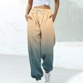 thumbnail image 2 of CHGBMOK Women Sweatpants Gradient Loose Casual Pants with Pockets Drawstring Bottom Jogger Pants, 2 of 4