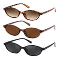 thumbnail image 3 of Gafas de sol FEISEDY retro ovaladas con forma de ojo de gato para mujer B0257, 3 of 6
