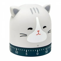 GJX Animal Shaped Mechanical Wind Up 60 Minutes Timer 360 Rotating Cute Animals for Children Baking and Boiling Egg One Hour Timer Clock Timer