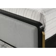 thumbnail image 6 of Arini Upholstered Eastern King Panel Bed Black and Grey, 6 of 10
