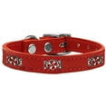 thumbnail image 3 of Mirage Pet Products Leather Peppermint Dog Collar, Red, S, 3 of 3