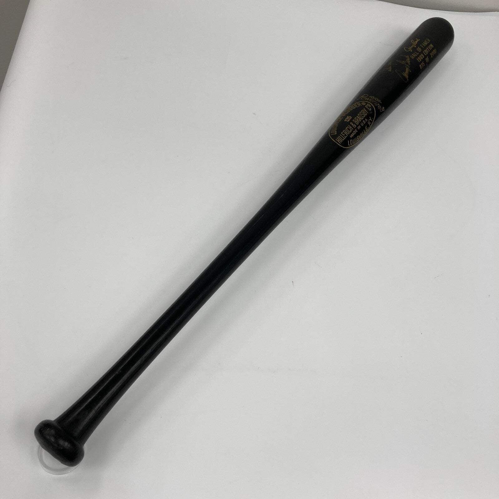 Johnny Bench "Catch Ya Later" Signed 1989 Hall Of Fame Baseball Bat PSA DNA