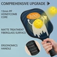 thumbnail image 2 of Pickleball Paddles Set Of 2, Fiberglass Surface, Horrible Theme, 4 Balls & Bag, 2 of 5