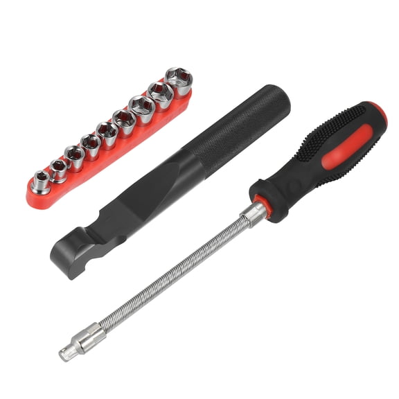 1 Set Belt Changing Tool Clutch Cover Removal Tool Black for Polaris RZR 800 900 S 1000 XP XP4