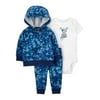 Child of Mine by Carter's Baby Boy Cardigan, Bodysuit & Pant Outfit, 3 pc set, Sizes 0/3-24 Months