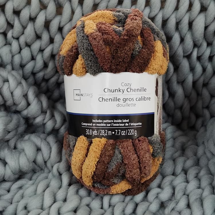 MAINSTAYS Rose Chunky chenille yarn