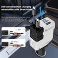 thumbnail image 3 of relayinert ABS Vehicle Charger With Two Extendable Cables And Temperature Control Feature Maximum Power Supply white, 3 of 6