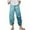 A-Light Blue, variant on Ladies Comfy Loose Fit Beach Pants with Pockets Wide Leg Pants, Summer/Fall Cotton Linen Capri Pants for Women Loose Cropped Stretch Tapered Lantern Harem Pants Capris , Purple&L